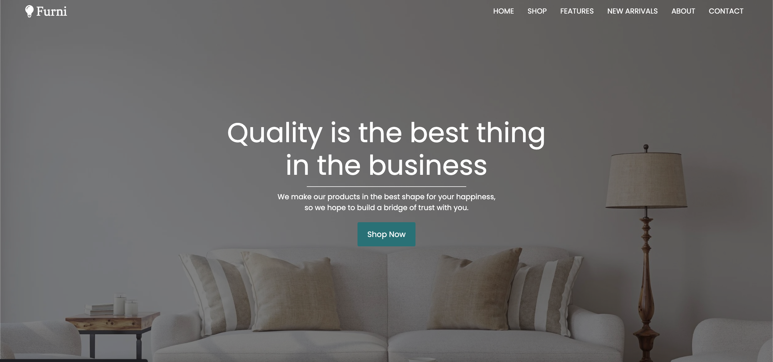 ImagineYourHome_Furniture: A Foundational Landing Page Project